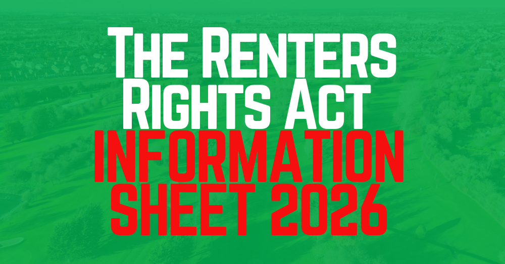 The official Renters' Rights Act Information Sheet 2026 is now available!