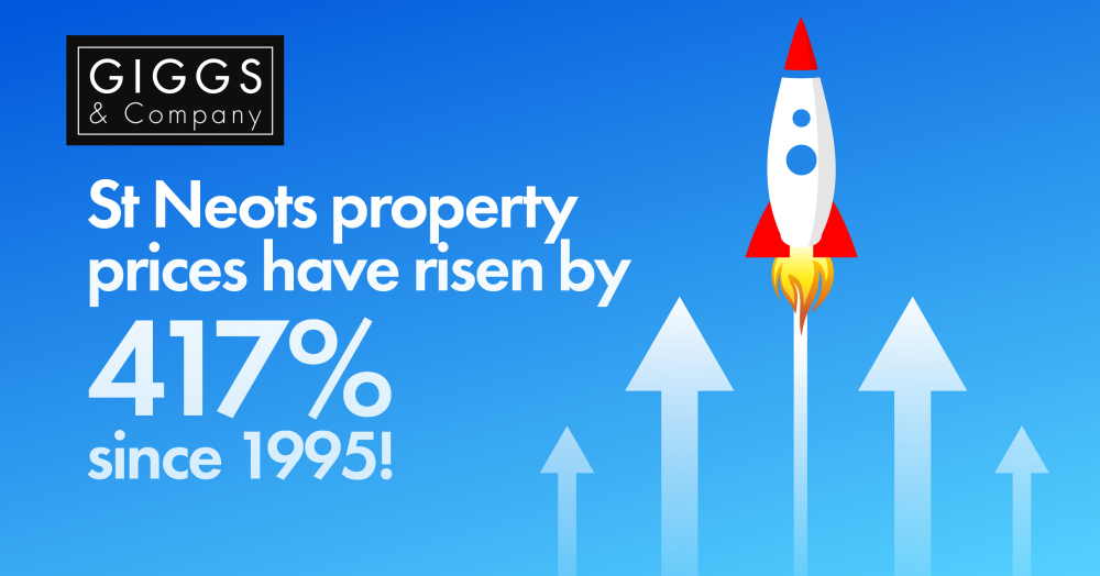 St Neots Property Prices Have Risen by 417% Since 1995