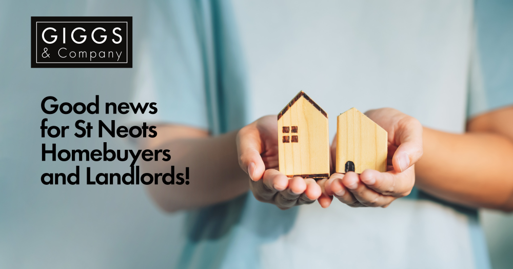Why there may be good news for St Neots Homebuyers and Landlords