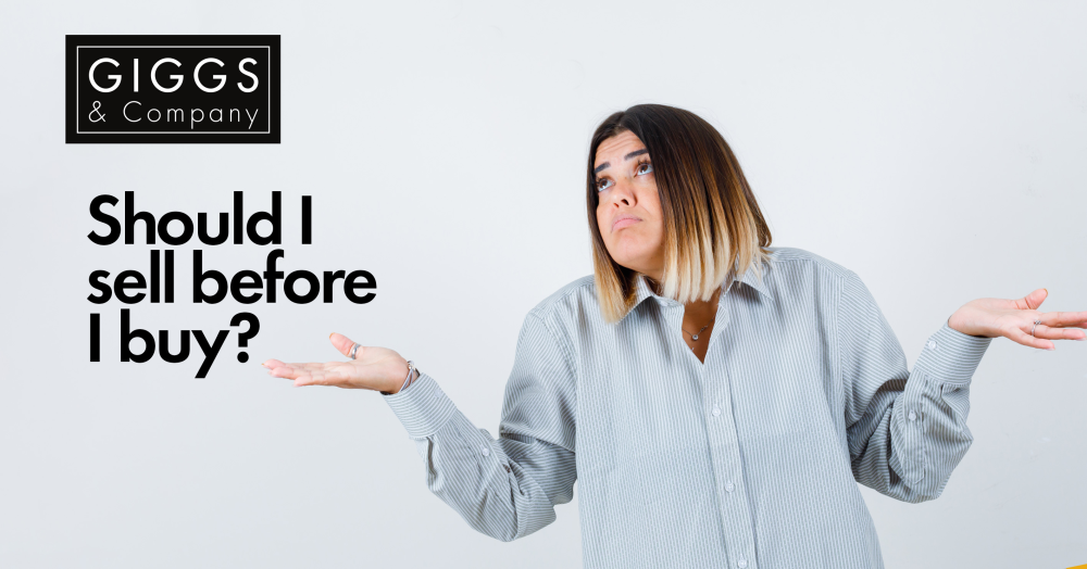 Find out why you should sell before you buy