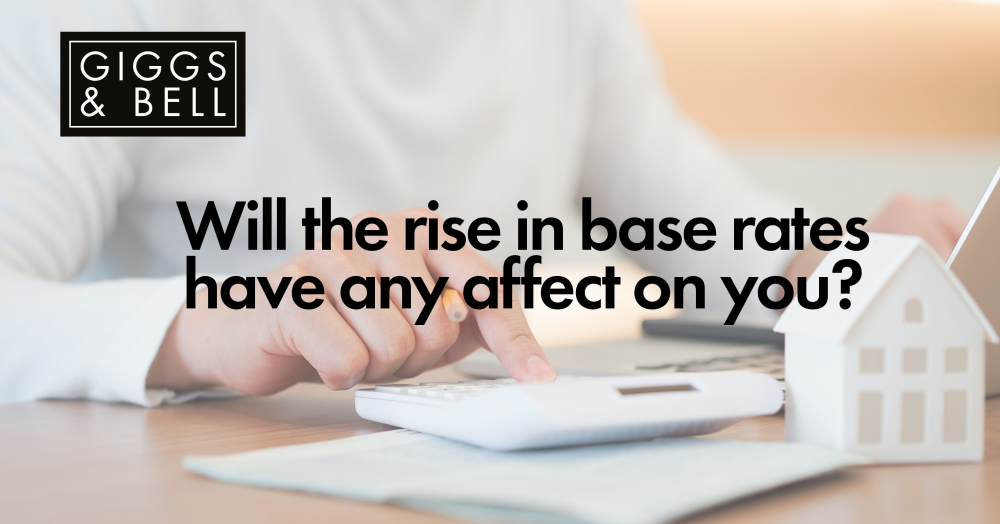 How could the increase in the Bank of England base rate potentially impact on your mortgage?
