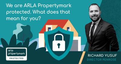 Penrose Lettings and our new landlords are ARLA property mark protected
