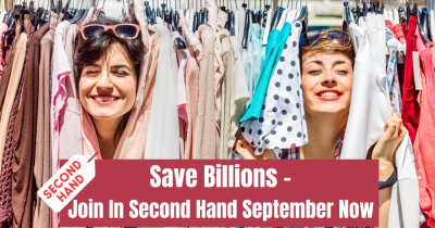 Save Money and Help the Planet: Support Second Hand September Now