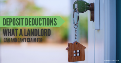 Deposit Deductions: What a Landlord Can and Can’t Claim for