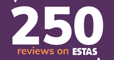 We've hit 250 reviews on The Estas review platform