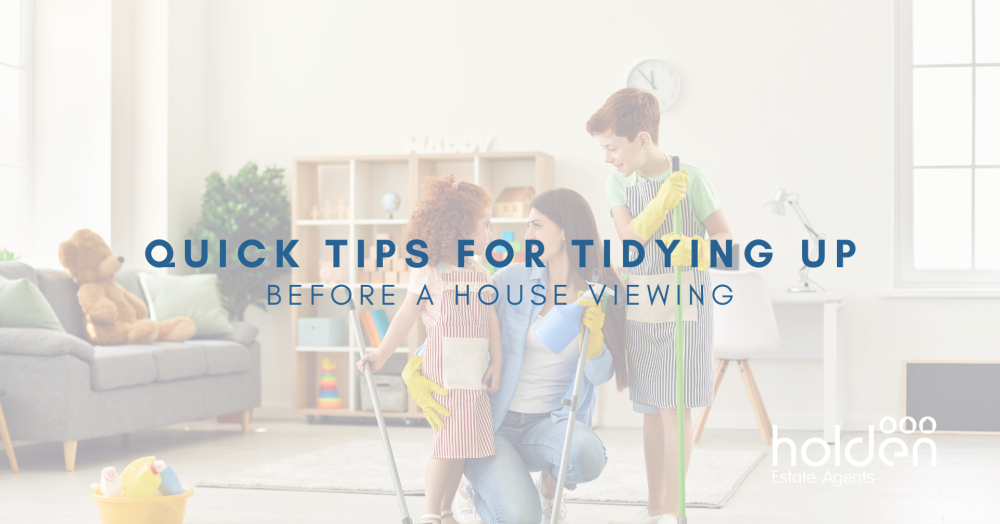 Quick Tips for Tidying Up before a House Viewing