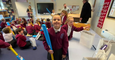 Pendle Hill Properties bring festive cheer with annual cricket bat giveaway to local school children