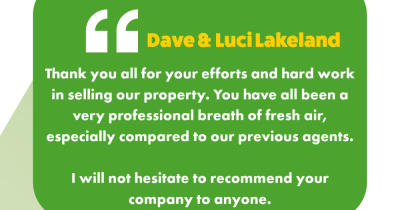 Testimonial - Dave & Luci Lakeland