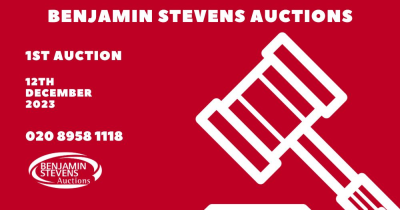 BENJAMIN STEVENS AUCTIONS – FIRST AUCTION ON TUESDAY 12th DECEMBER 2023 – VIEW PRELIMINARY LOTS NOW!