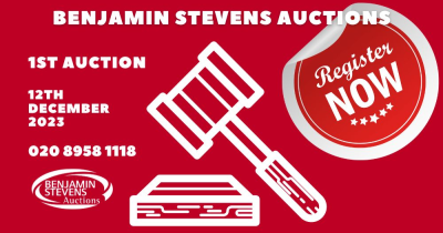 LAST CHANCE TO REGISTER FOR THE BENJAMIN STEVENS PROPERTY AUCTION ON TUESDAY 12th DECEMBER 2023.