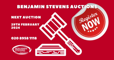 BENJAMIN STEVENS PROPERTY AUCTION: THURSDAY 29TH FEBRUARY 2024 - REGISTRATION NOW OPEN!