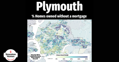 % Homes Owned Outright in Plymouth