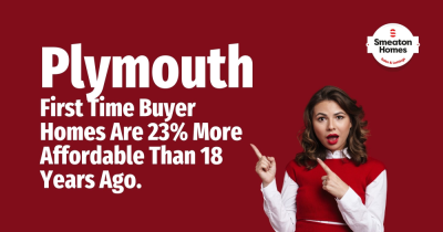 Plymouth First Time Buyer Homes Are 25% More Affordable Than 18 Years Ago