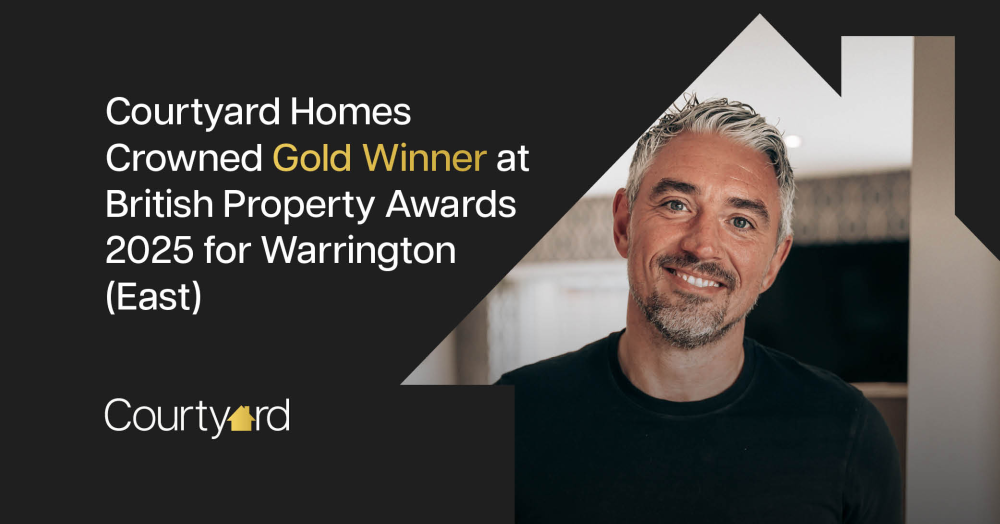 Courtyard Homes Crowned Gold Winner at British Property Awards 2025 for Warrington (East)