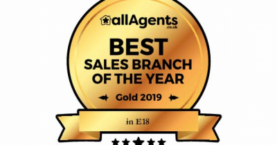 “Best agent in South Woodford” at the AllAgents awards!