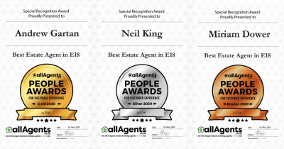Winner of gold, silver AND bronze at the 2020 AllAgents Awards!