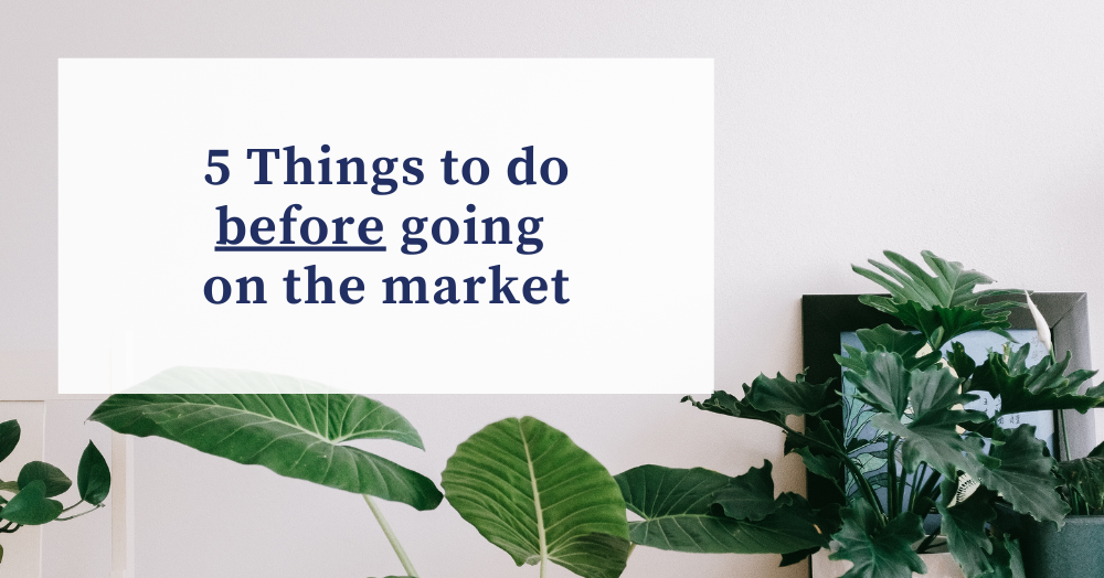 5 Things that you need to do before putting your house on the market