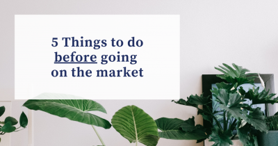 5 Things that you need to do before putting your house on the market