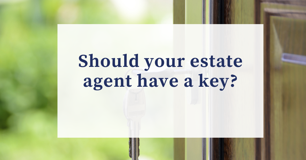 Should your estate agent have a key?