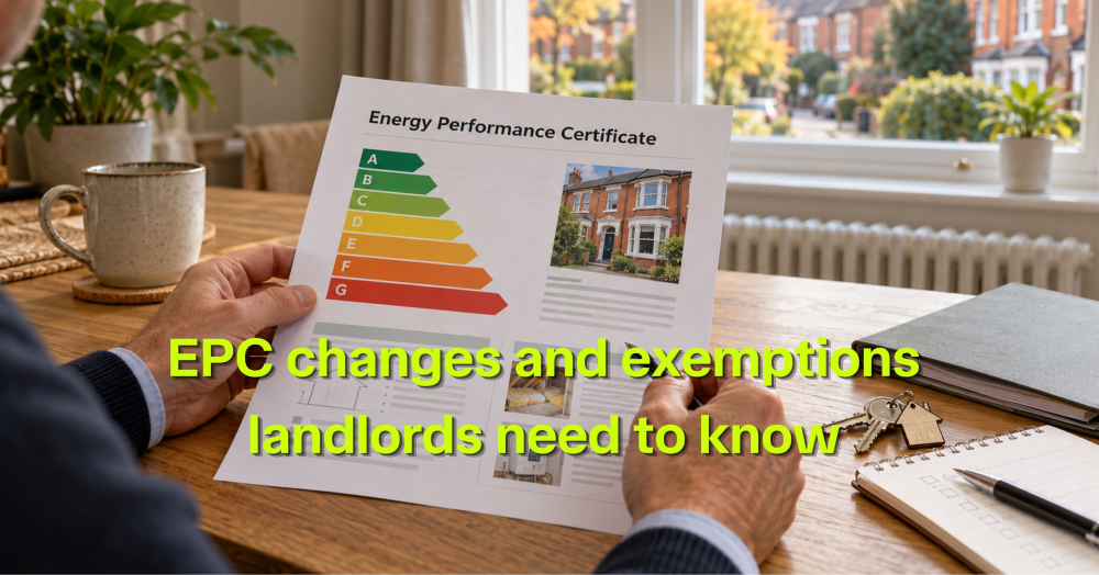 EPC changes and exemptions landlords need to know