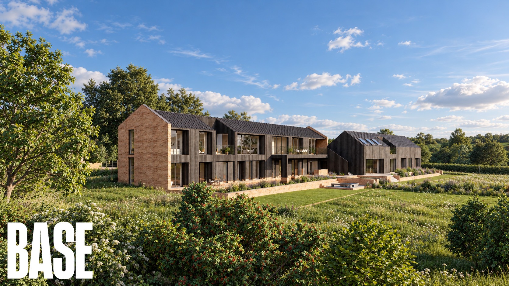 An exceptional 3.5-acre building plot with consent for a landmark contemporary home.
