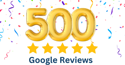 500 Google reviews!