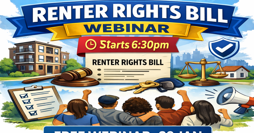 ⏰ Reminder: Renters’ Rights Act 2026 – Free Webinar (Tomorrow)