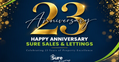 Celebrating 23 Years of Sure Sales & Lettings: A Heartfelt Thank You to Our Community