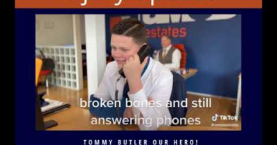 Ouch! Tumbling Tommy is back!