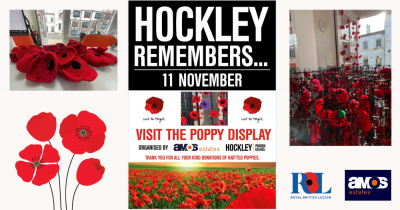 Hockley Remembers; thank you so much for the poppies!