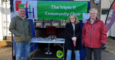 Triple H Community Choir use our Community Stall