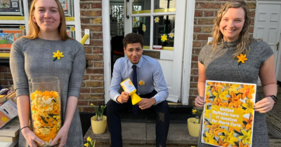 Amos in Hockley are going springtime yellow for Marie Curie