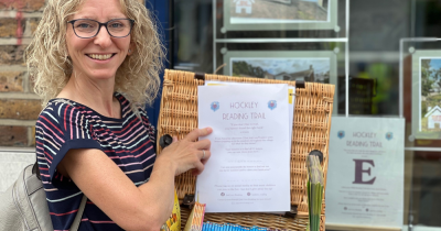 Hockley Mum, Joanne launches the reading trail