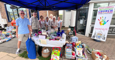 Helping to fund a new defibrillator in Hockley