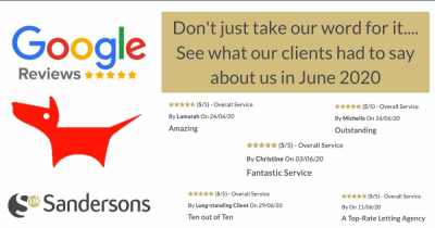 Customers already experiencing the difference with Sandersons...