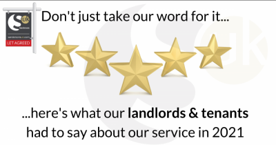 Going the extra mile in 2021 for our landlords & tenants....