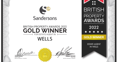 Sandersons UK wins GOLD at British Property Awards for Wells