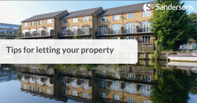 Top tips for letting your property