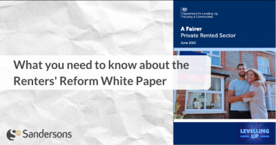 Landlords : Legislation update