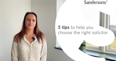 5 tips to help you choose the right solicitor when moving home.