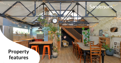 The story of stunning barn conversion on the edge of protected woodland near Charing, Kent.