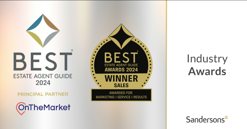 Sandersons UK WIN at the Best Estate Agent Guide Awards 2024!