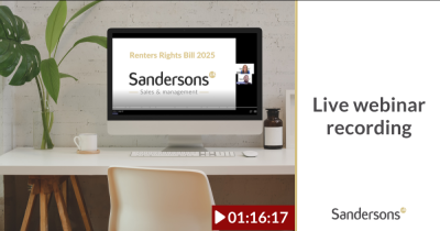Landlord live webinar on the Renters Rights Bill: Recording available