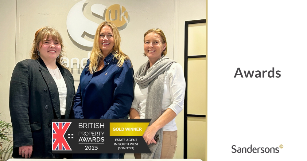 We’ve done it again! GOLD regional winners for Somerset at the British Property Awards.