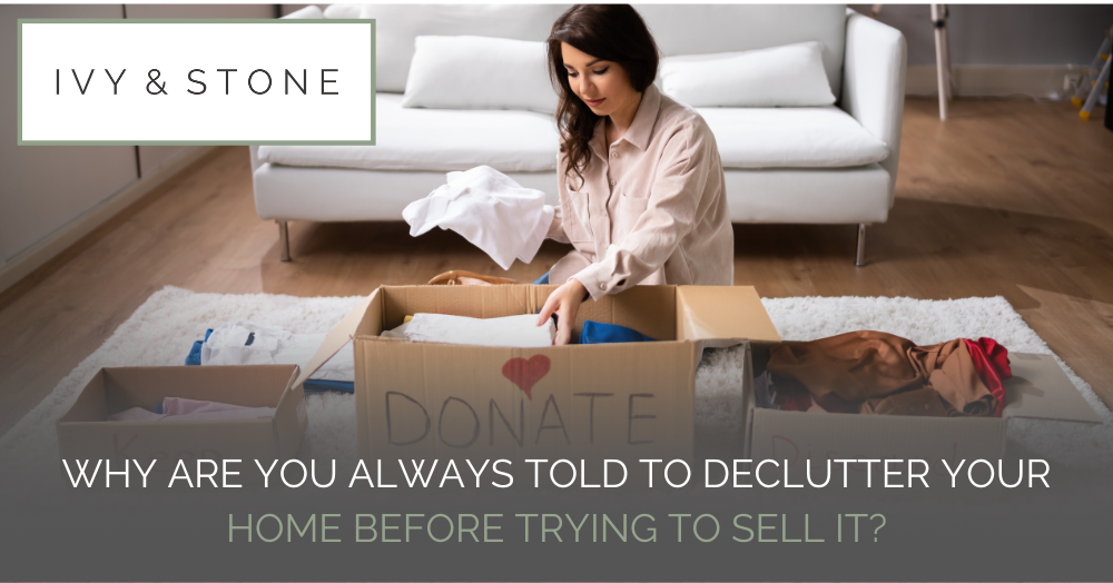 Why are you ALWAYS told to declutter your home before trying to sell it? 🏡