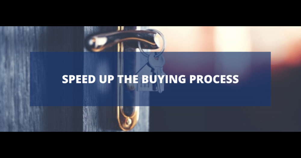 Speed up the buying process