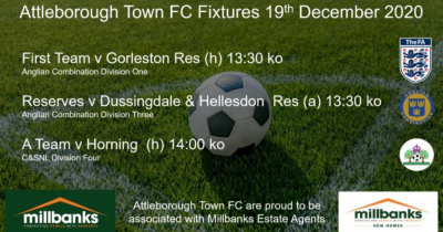 This Weekend's Attleborough Town FC  Fixtures