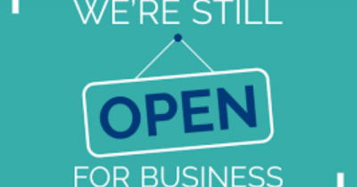 We are still Open for Business!