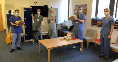 Our Fresh Fruit donations with the amazing NHS Critical Care Team at the Norfolk & Norwich Hospital