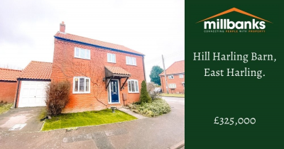 NEW TO THE MARKET -Hill Harling Barn, East Harling